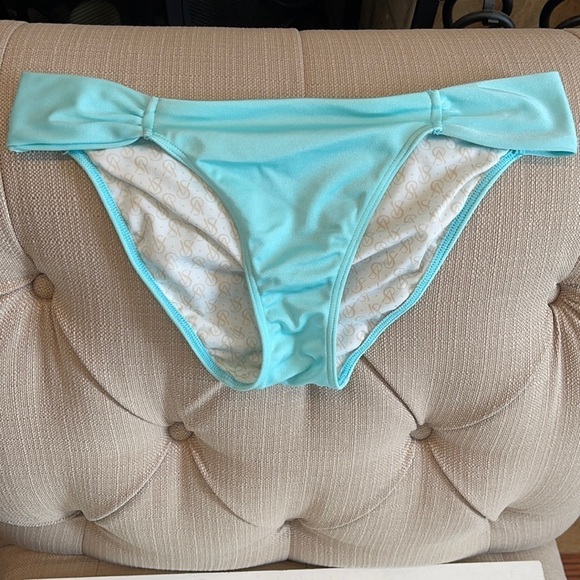 Victoria’ Secret Light Blue Bikini Bottom Sz S/P - Picture 1 of 6